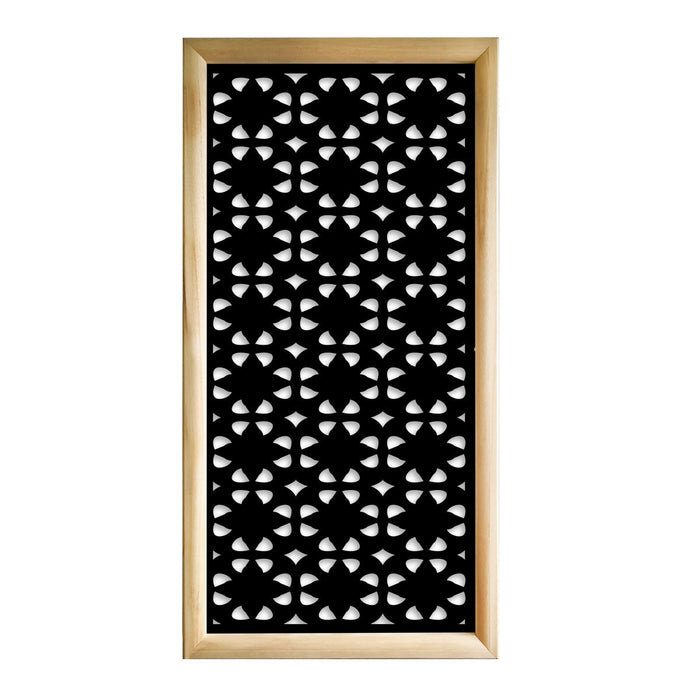 PINCERS - Moduli Decorativi in Legno e PVC Colore: nero, Misura: 47x94 cm