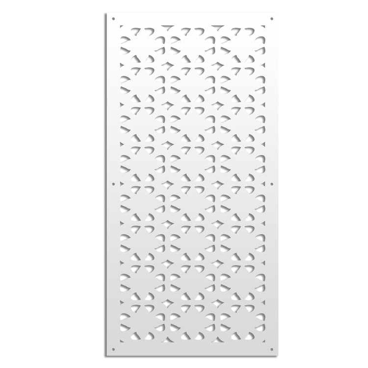 PINCERS - Pannello in PVC traforato - Parasole Misura: 73x148 cm, Colore: bianco