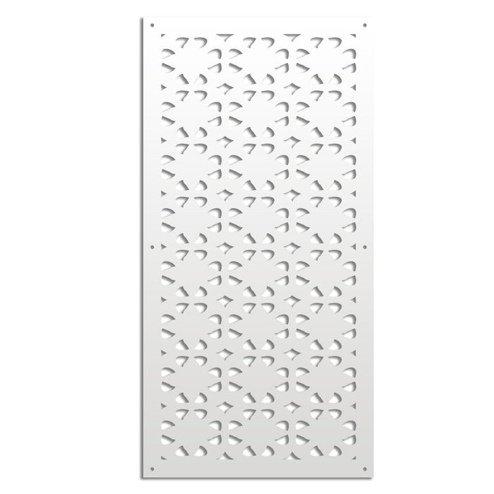 PINCERS - Pannello in PVC traforato - Parasole Colore: bianco, Misura: 47x94 cm