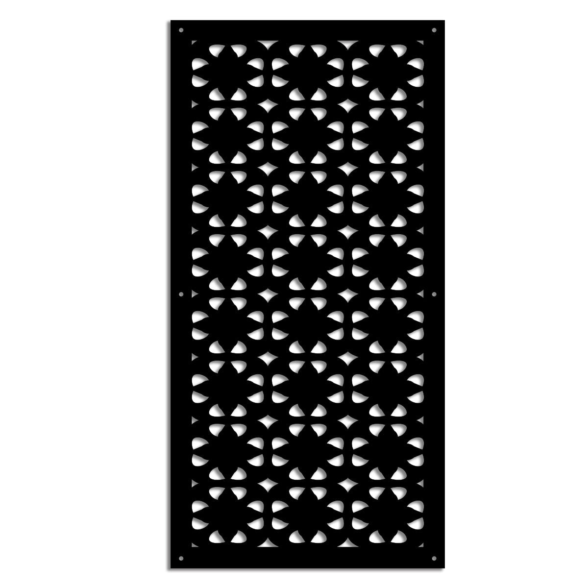 PINCERS - Pannello in PVC traforato - Parasole Misura: 73x148 cm, Colore: nero