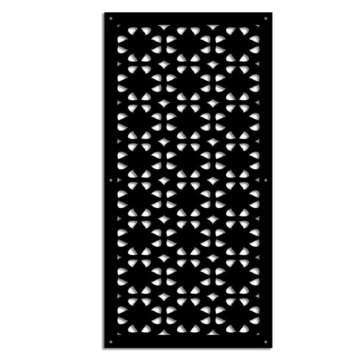 PINCERS - Pannello in PVC traforato - Parasole Misura: 73x148 cm, Colore: nero