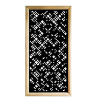 PIXEL - Moduli Decorativi in Legno e PVC Colore: nero, Misura: 47x94 cm