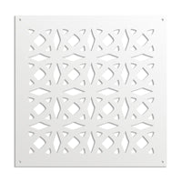 PLENITUDE - Pannello in PVC traforato - Parasole Colore: bianco, Misura: 48x48 cm