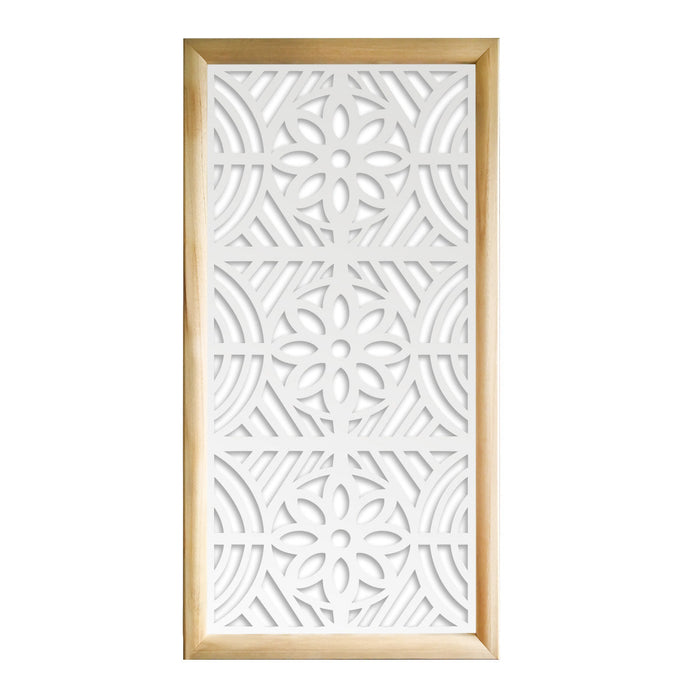 PROVENZA - Moduli Decorativi in Legno e PVC Colore: bianco, Misura: 47x94 cm