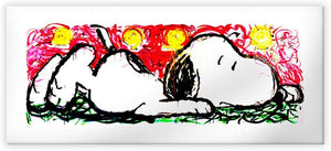 Quadro Canvas su telaio in legno SNOOPY Misura: 100x45 cm