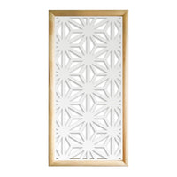 RADIANT - Moduli Decorativi in Legno e PVC Colore: bianco, Misura: 73x148 cm