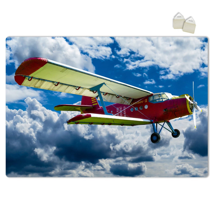 RED PLANE - POSTER in PVC da 3mm Misura: 70x100 cm