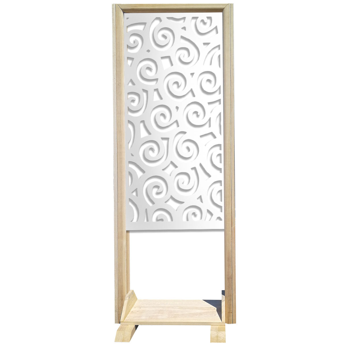 RICCI - Separè  - Paravento modulabile - 70x190cm - in Legno e PVC Colore: bianco