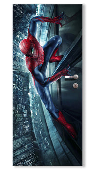 Rivestimento adesivo per porte interne - Spiderman Misura: 85x215 cm