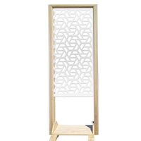 ROMBO - Separè - Paravento modulabile - 70x190cm - in Legno e PVC Colore: bianco