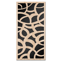 ROOTS - Quadro arredo LASERCUT composito Legno e PVC Misura: 70x140 cm