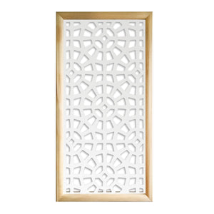 SANPIETRINI - Moduli Decorativi in Legno e PVC Colore: bianco, Misura: 47x94 cm