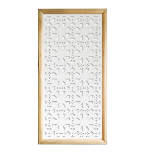 SHAPE - Moduli Decorativi in Legno e PVC Colore: bianco, Misura: 47x94 cm