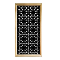 SHAPE - Moduli Decorativi in Legno e PVC Misura: 47x94 cm, Colore: nero