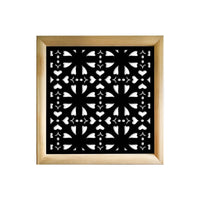 SHAPE - Moduli Decorativi in Legno e PVC Misura: 98x98 cm, Colore: nero