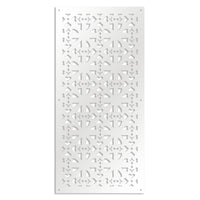 SHAPE - Pannello in PVC traforato - Parasole Misura: 98x198 cm, Colore: bianco