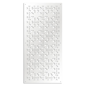 SHAPE - Pannello in PVC traforato - Parasole Misura: 98x198 cm, Colore: bianco