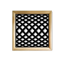 SIVIGLIA - Moduli Decorativi in Legno e PVC Colore: nero, Misura: 98x98 cm