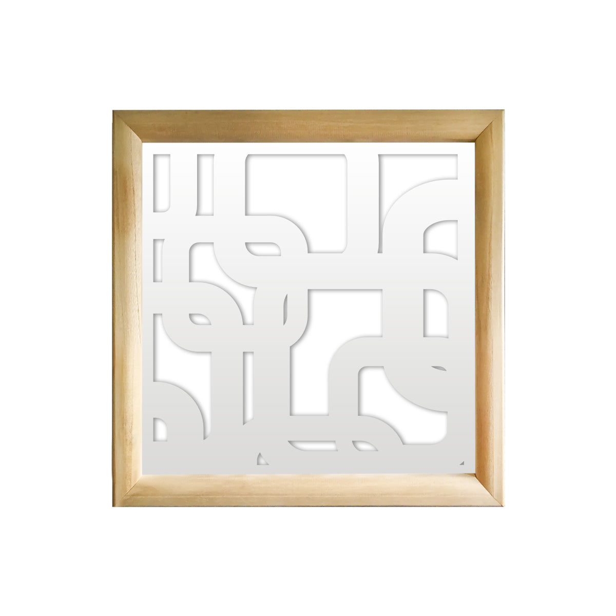 SMART - Moduli Decorativi in Legno e PVC Colore: bianco, Misura: 73x73 cm