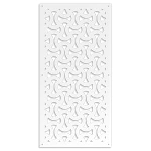 SNAKE - Pannello in PVC traforato - Parasole Colore: bianco, Misura: 50x150 cm