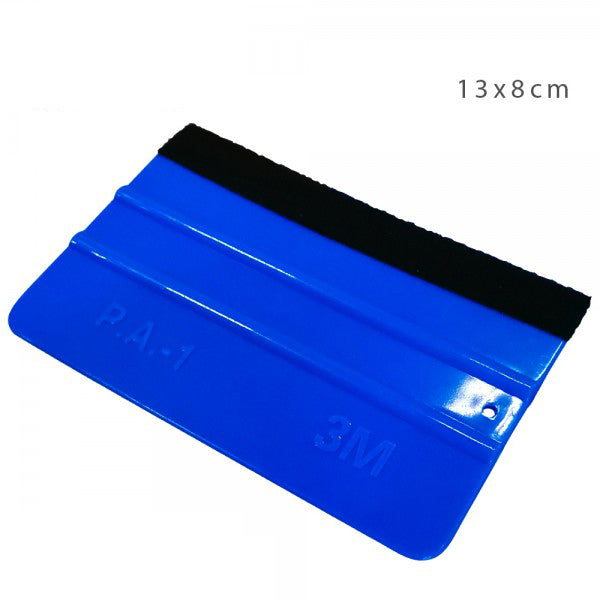 Spatola per applicazione pellicole 3M - P.A.1 blu morbida - 13x8cm