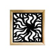 SPLASH - Moduli Decorativi in Legno e PVC Misura: 98x98 cm, Colore: nero