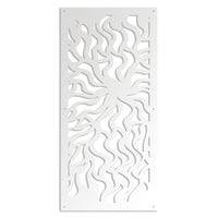 SPLASH - Pannello in PVC traforato - Parasole Misura: 73x148 cm, Colore: bianco