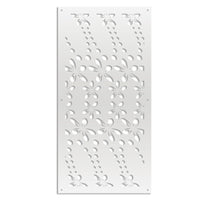 SPRING - Pannello in PVC traforato - Parasole Misura: 98x198 cm, Colore: bianco