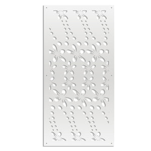 SPRING - Pannello in PVC traforato - Parasole Misura: 98x198 cm, Colore: bianco