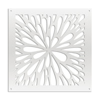 SQUIRT - Pannello in PVC traforato - Parasole Colore: bianco, Misura: 73x73 cm