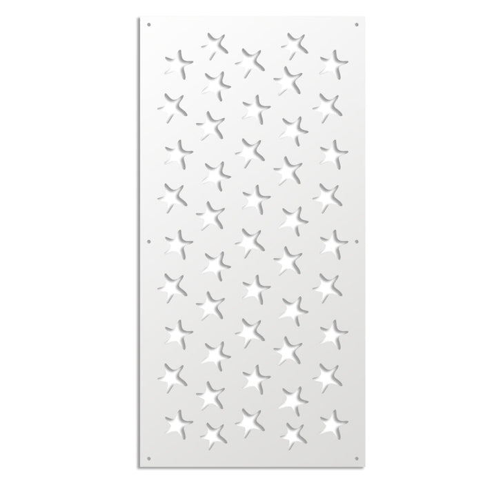 STARFISH - Pannello in PVC traforato - Parasole Misura: 73x148 cm, Colore: bianco