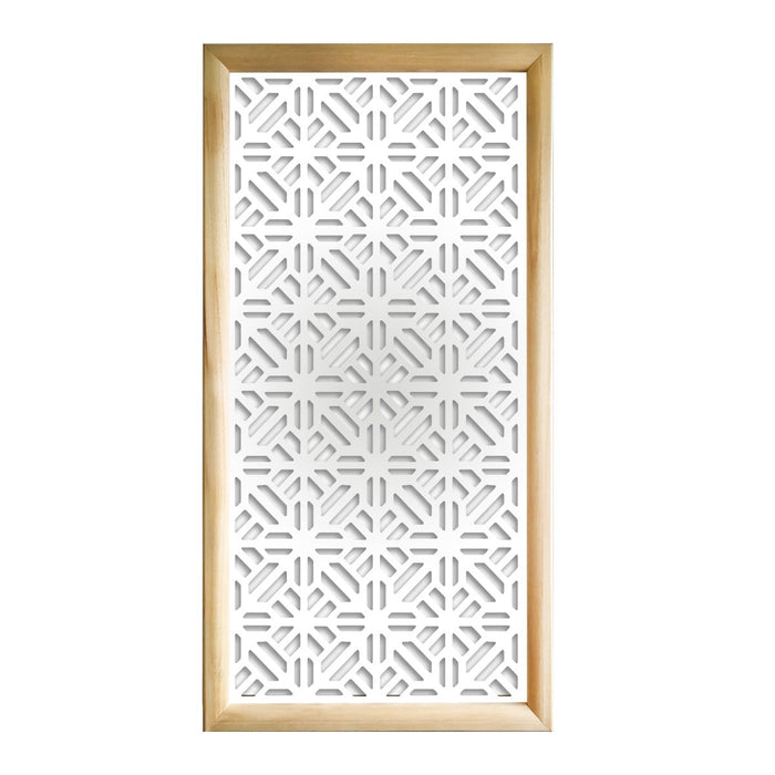 STOCCOLMA - Moduli Decorativi in Legno e PVC Colore: bianco, Misura: 73x148 cm