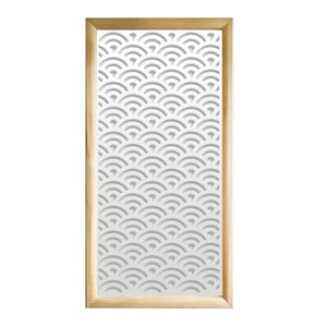 SUNNY - Moduli Decorativi in Legno e PVC Colore: bianco, Misura: 47x94 cm