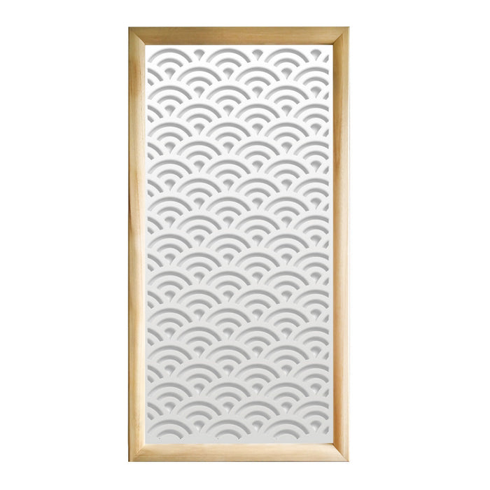 SUNNY - Moduli Decorativi in Legno e PVC Colore: bianco, Misura: 47x94 cm