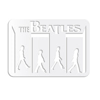 THE BEATLES ABBEY ROAD - Quadro moderno in pvc solido 68 x 48 cm Colore: bianco