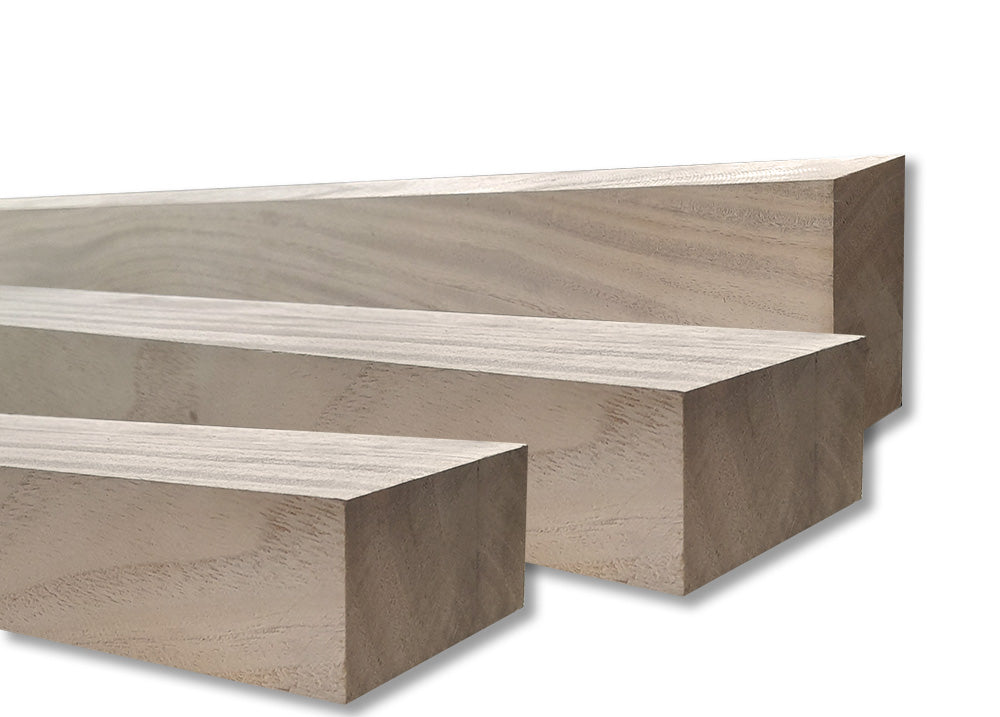 TRAVETTI In Legno Levigato 8x4cm Misura: 8x4x203 cm