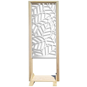 TROPICA - Separè  - Paravento modulabile - 70x190cm - in Legno e PVC Colore: bianco