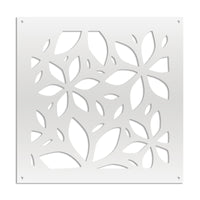 VENUS - Pannello in PVC traforato - Parasole Misura: 98x98 cm, Colore: bianco