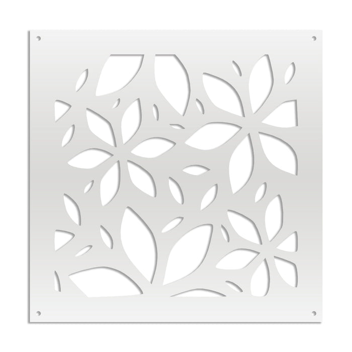 VENUS - Pannello in PVC traforato - Parasole Misura: 98x98 cm, Colore: bianco