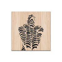 WOMAN - Quadro arredo LASERCUT composito Legno e PVC Misura: 60x60 cm