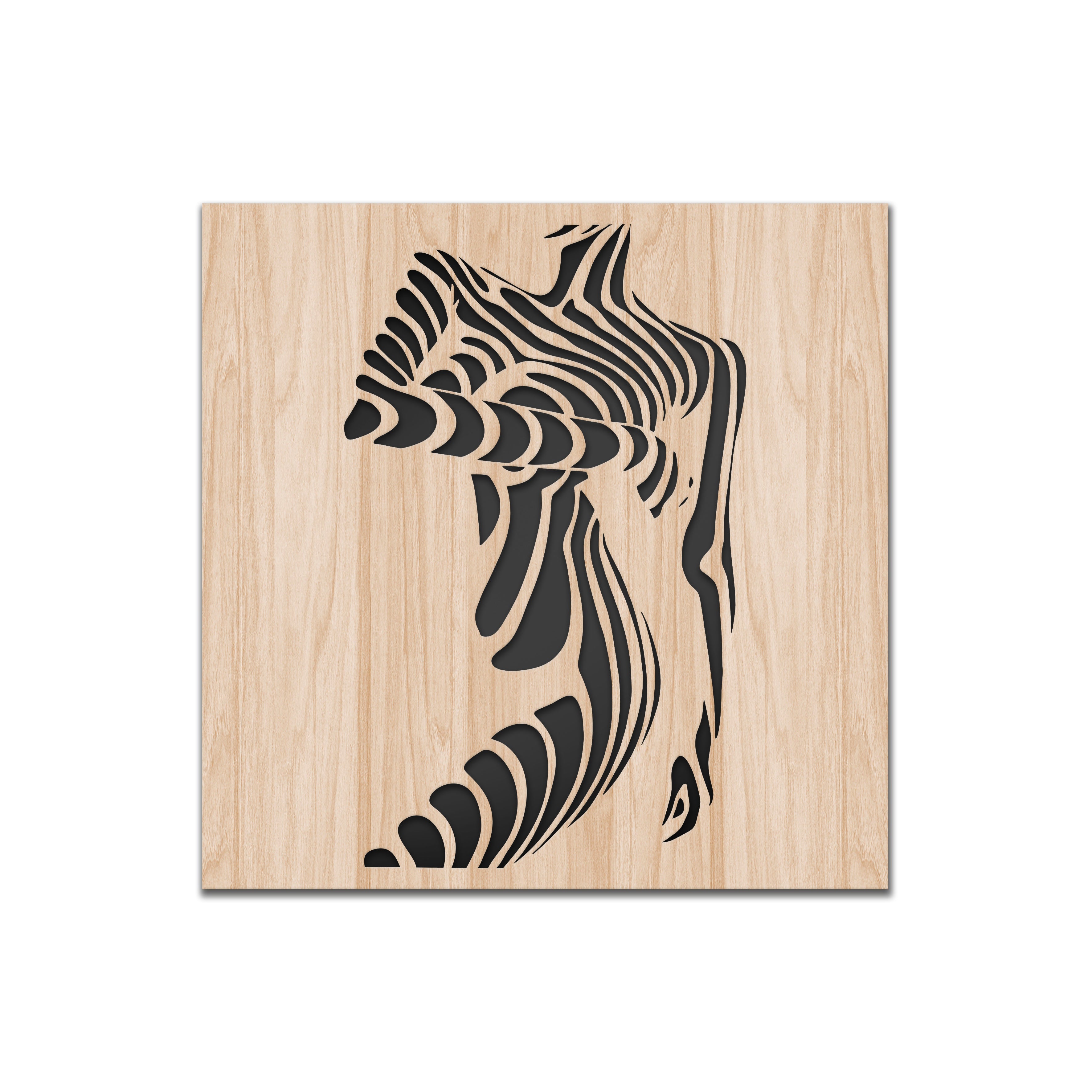 WOMAN NUDE- Quadro arredo LASERCUT composito Legno e PVC Misura: 40x40 cm