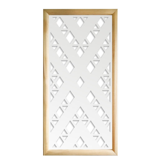 XSPIDER - Moduli Decorativi in Legno e PVC Misura: 47x94 cm, Colore: bianco