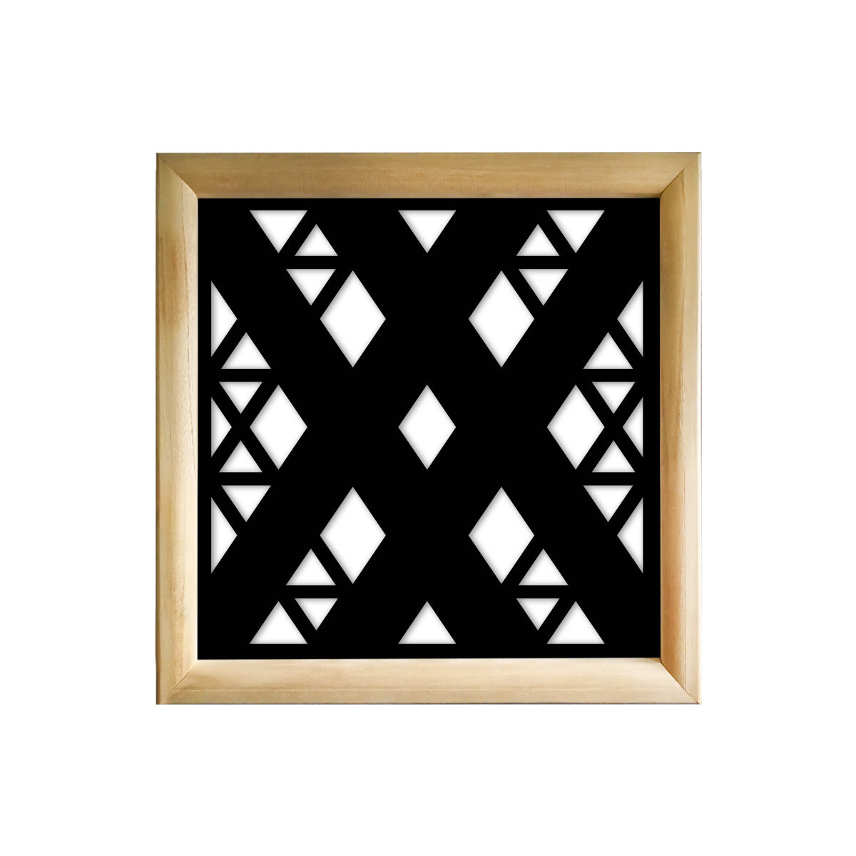 XSPIDER - Moduli Decorativi in Legno e PVC Colore: nero, Misura: 48x48 cm