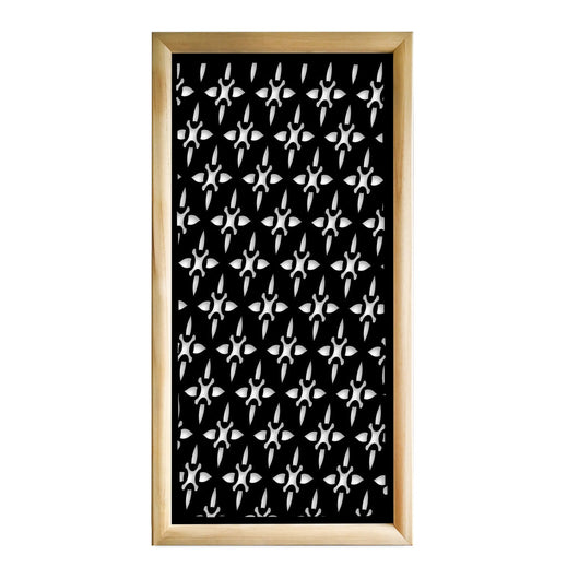 ZED - Moduli Decorativi in Legno e PVC Colore: nero, Misura: 73x148 cm