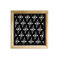 ZED - Moduli Decorativi in Legno e PVC Misura: 73x73 cm, Colore: nero