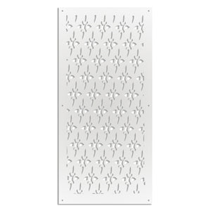 ZED - Pannello in PVC traforato - Parasole Colore: bianco, Misura: 47x94 cm