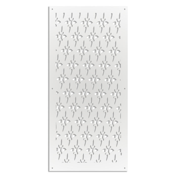 ZED - Pannello in PVC traforato - Parasole Colore: bianco, Misura: 47x94 cm