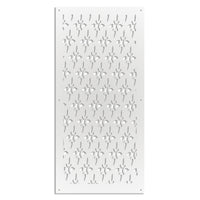 ZED - Pannello in PVC traforato - Parasole Colore: bianco, Misura: 50x150 cm