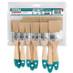 Set pennelli manico legno 9 pz - Total TOTTHT8414091