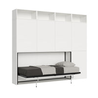 Letto Kando singolo Bianco Frassino composizione B con materasso